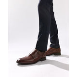 Base London Cleric Washed Double Monk Shoes