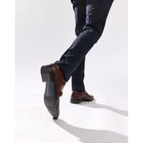 Base London Cleric Washed Double Monk Shoes