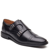 Base London Henley Waxy Double Monk Shoes