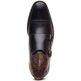 Base London Henley Waxy Double Monk Shoes