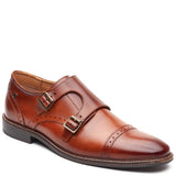 Base London Henley Washed Double Monk Shoes