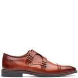 Base London Henley Washed Double Monk Shoes