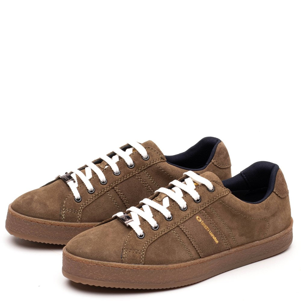Base London Hopper Cupsole Suede Trainers