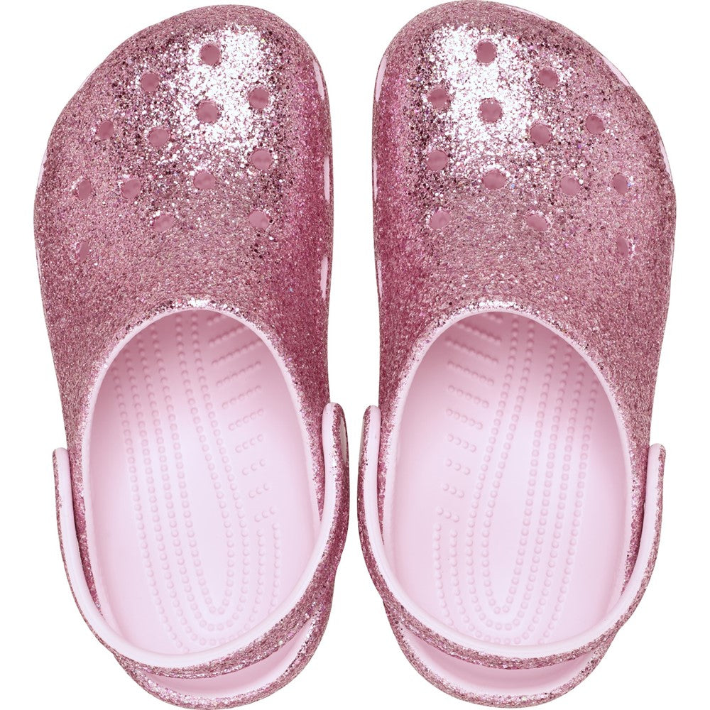 Crocs Kids Classic Chunky Glitter Clogs