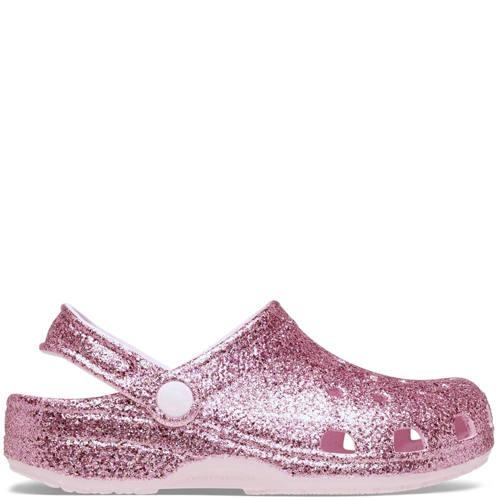Crocs Kids Classic Chunky Glitter Clogs