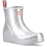 Hunter Play Short Metallic Wellington Boots