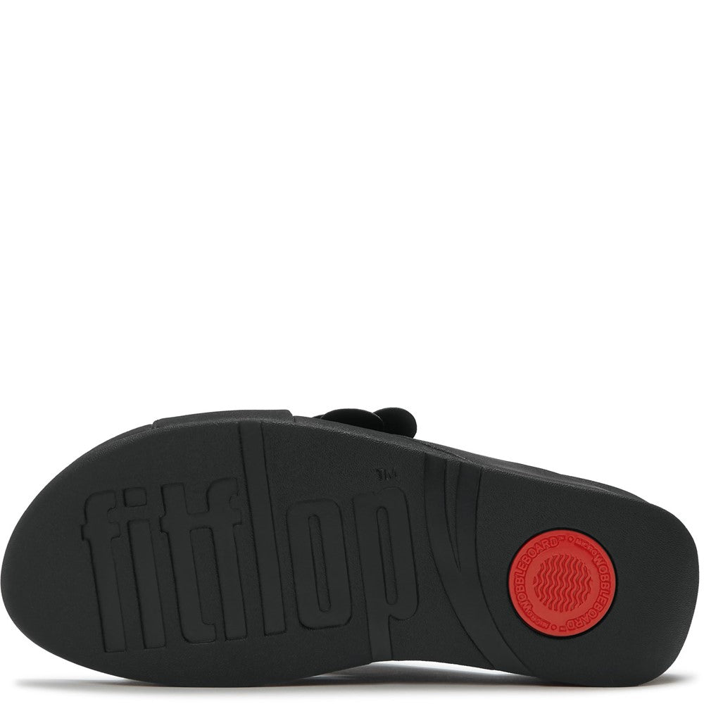 Fitflop Lulu Flower Cross Slides