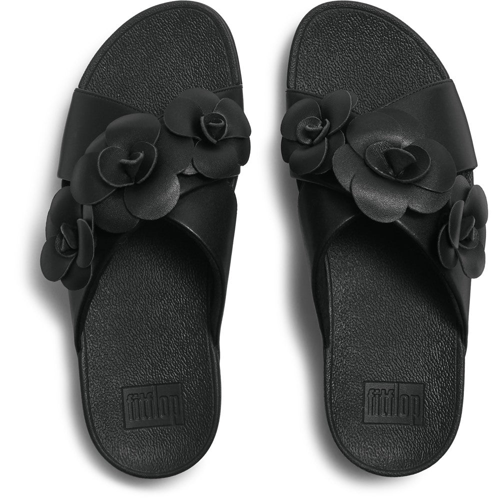 Fitflop Lulu Flower Cross Slides