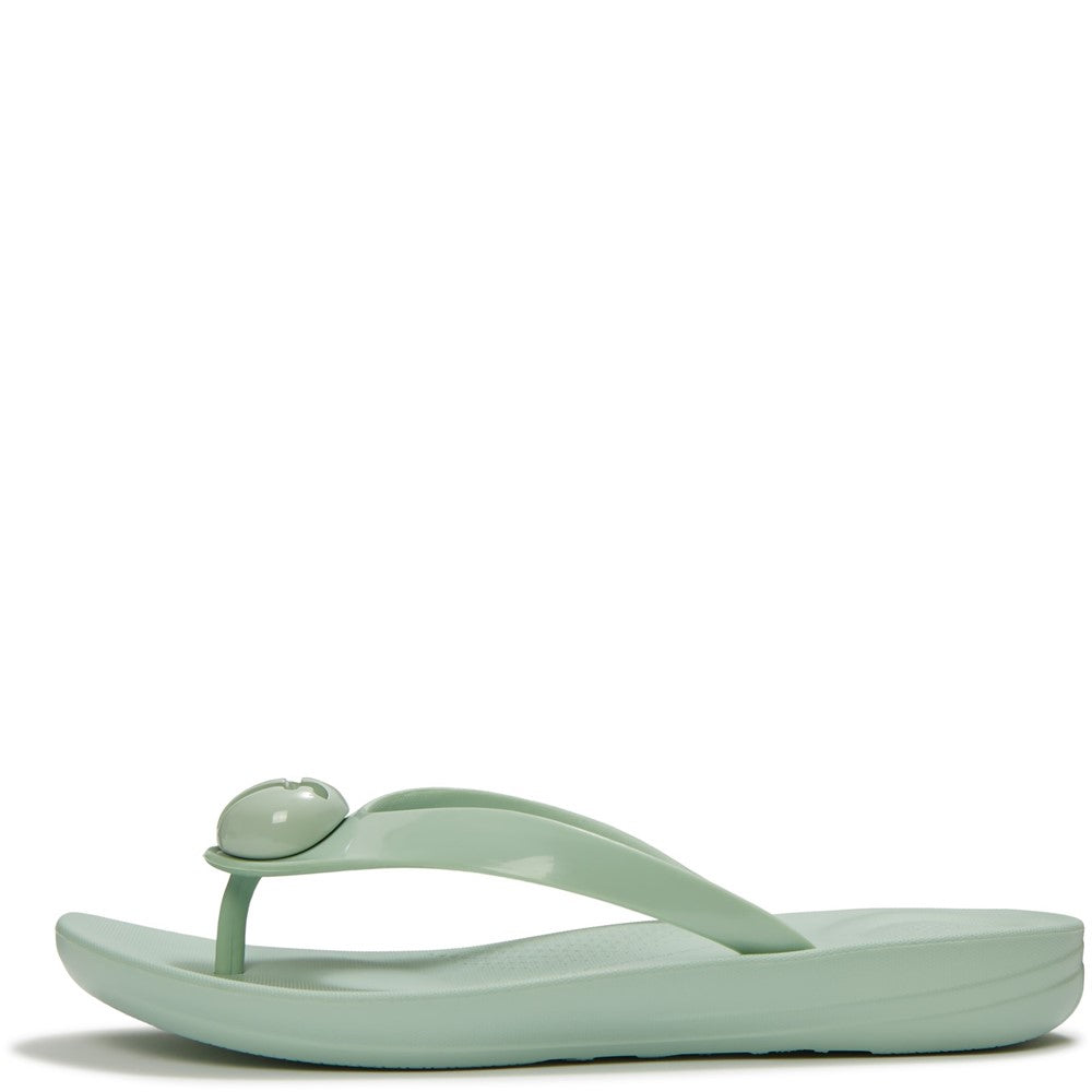 Fitflop iQushion Glossy-Button Flip-Flops