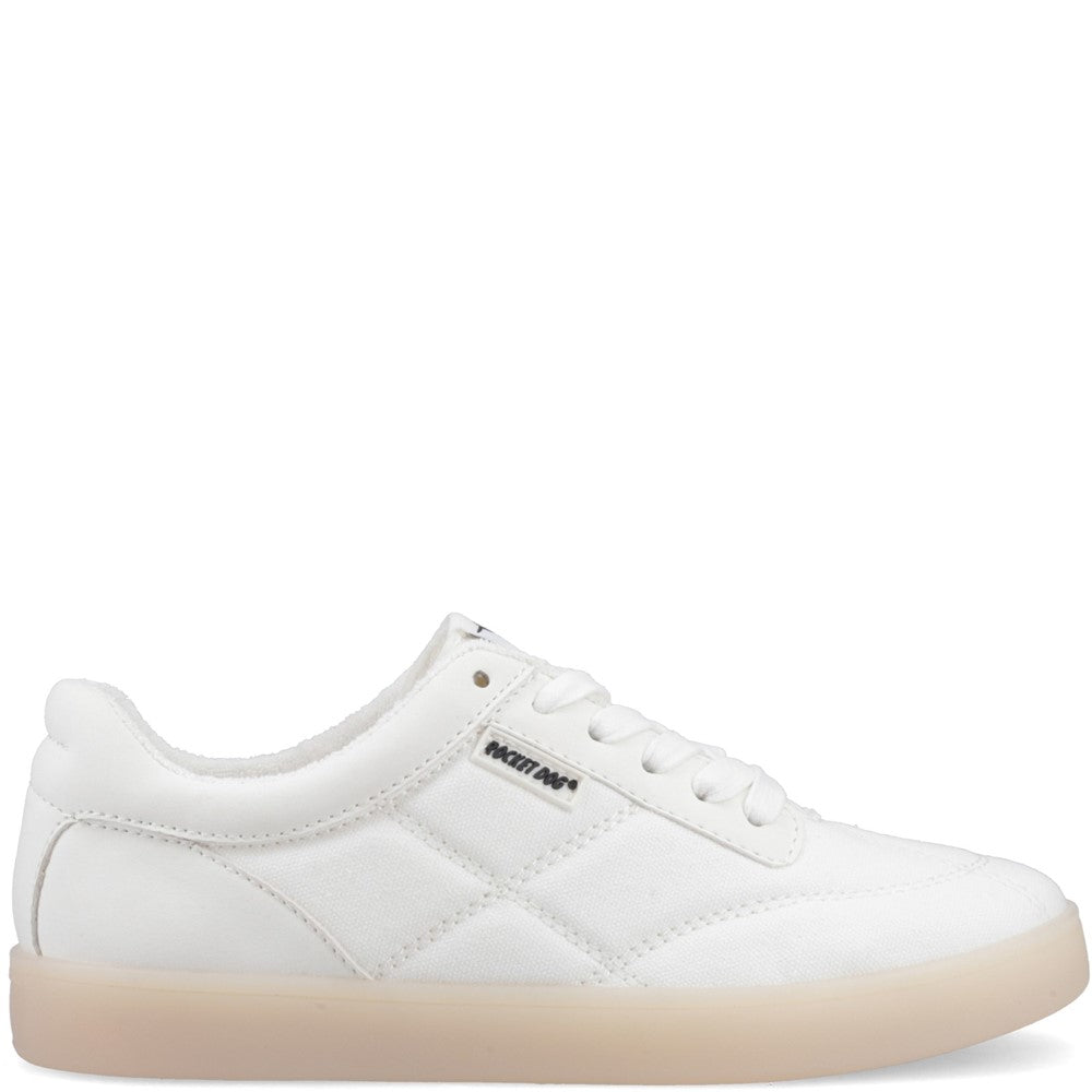 Rocket Dog Kitty Canvas PU Trainers