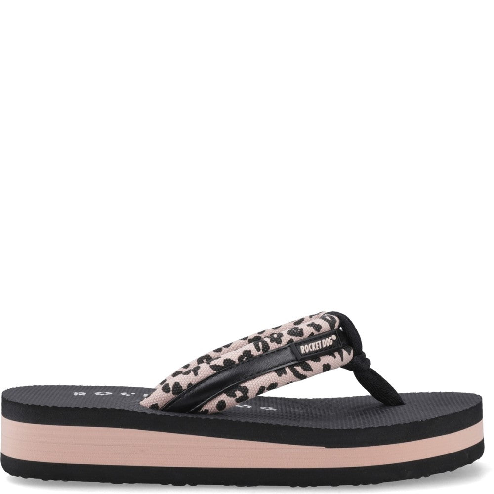 Rocket Dog Monica Leon Leopard Sandals