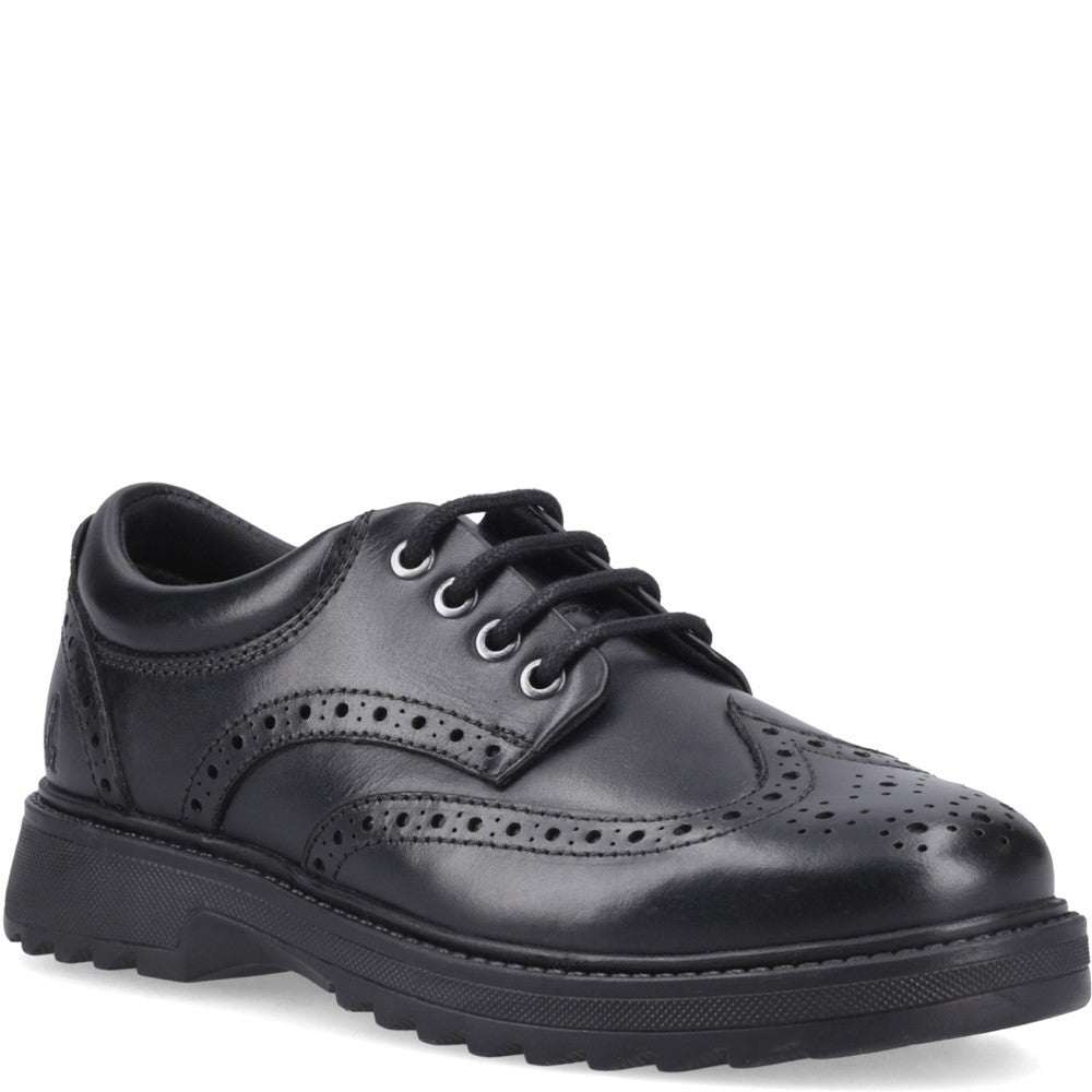 Hush Puppies Romeo Brogue Junior School Shoes
