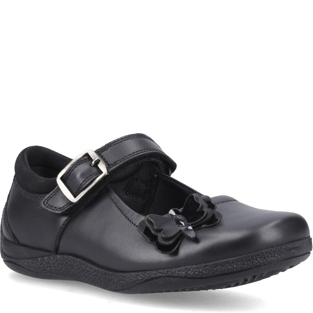 Hush Puppies Julie Ballerina Junior School Shoes