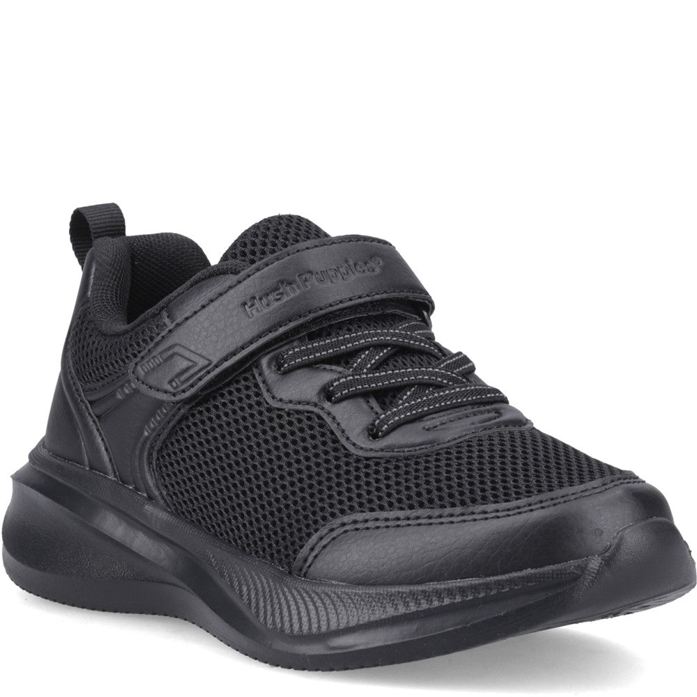 Hush Puppies Marty Trainer Junior School Shoes
