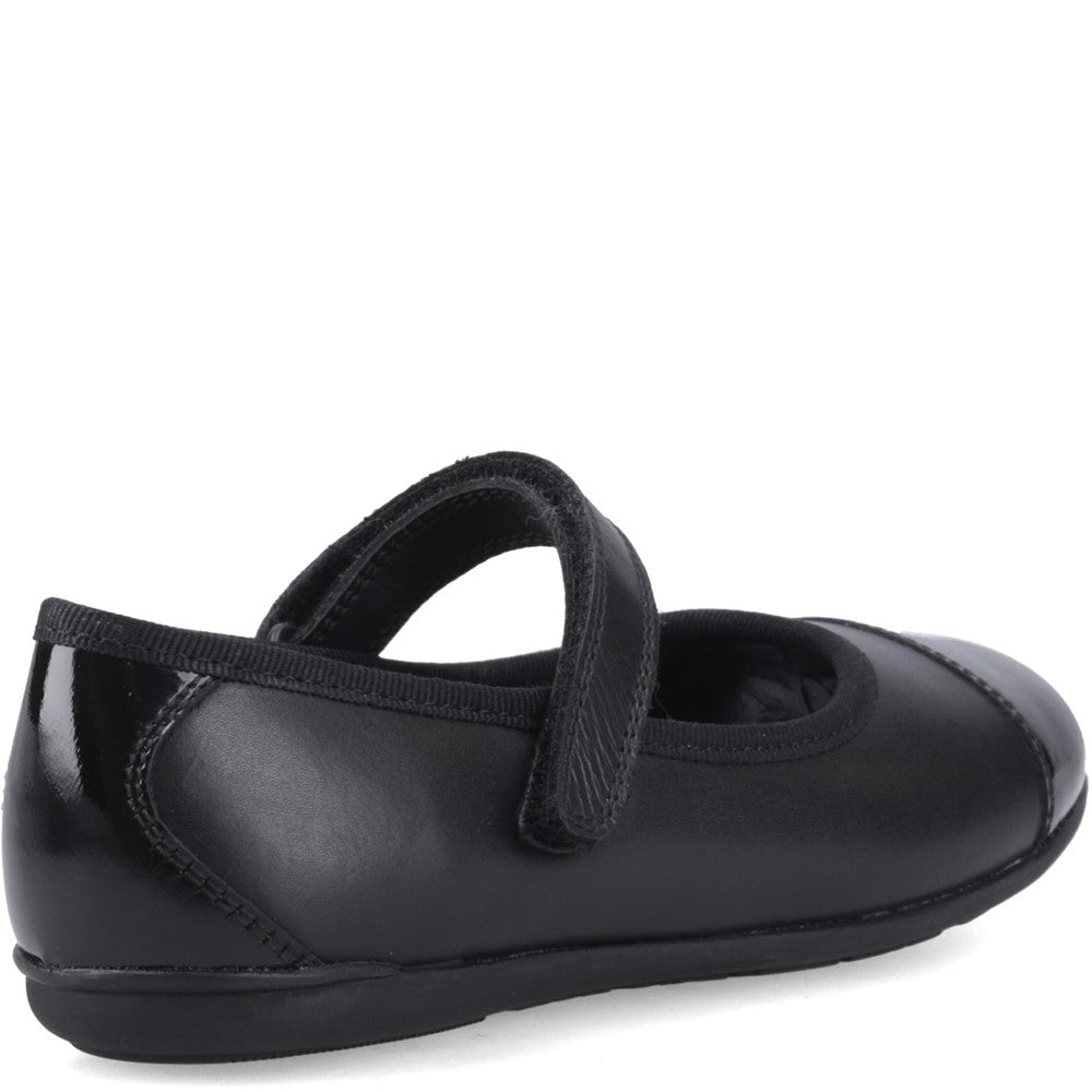 Hush Puppies Lottie Ballerina Junior School Shoes