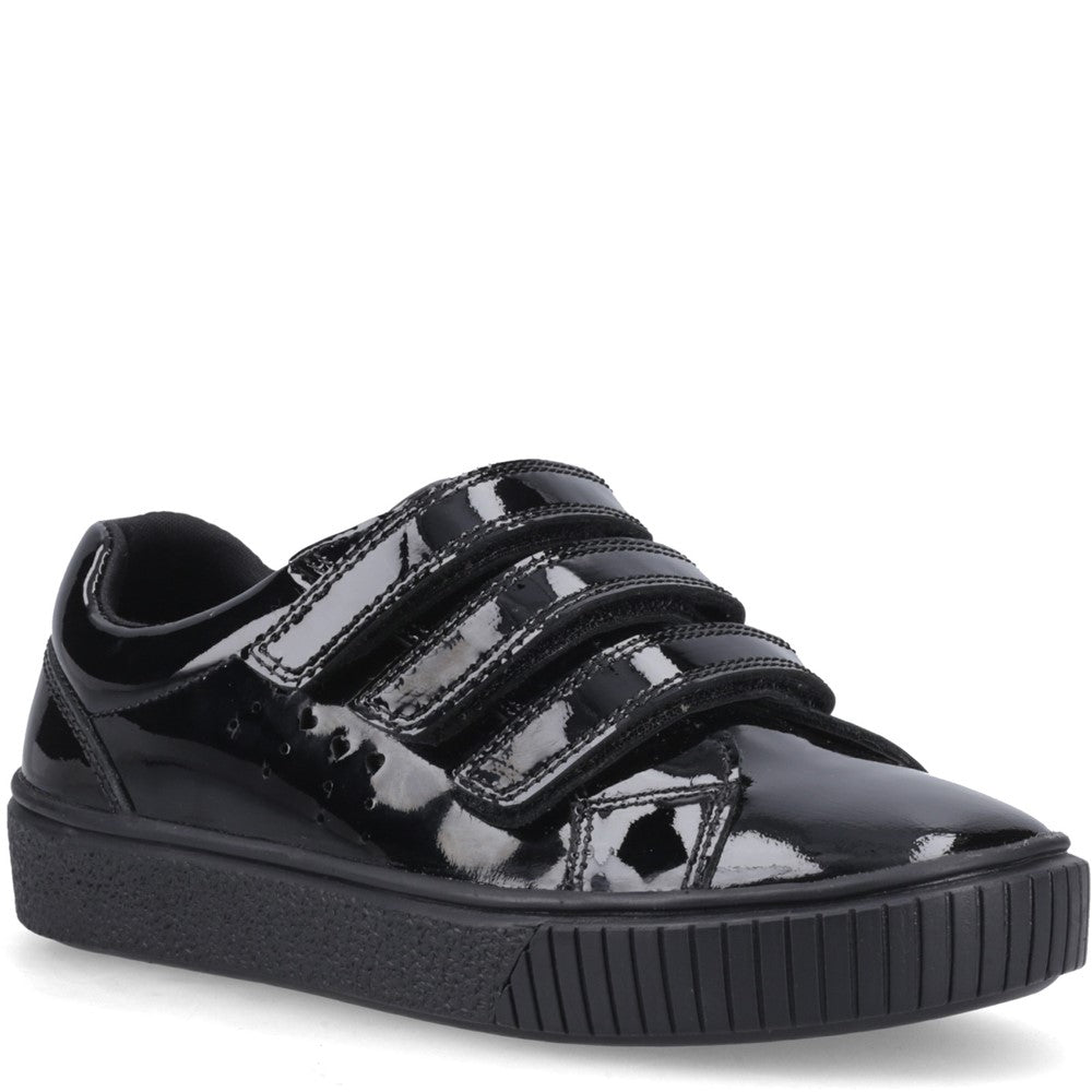 Hush Puppies Elsie Touch Fastening Junior School Shoes