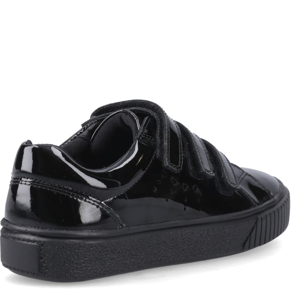 Hush Puppies Elsie Touch Fastening Junior School Shoes