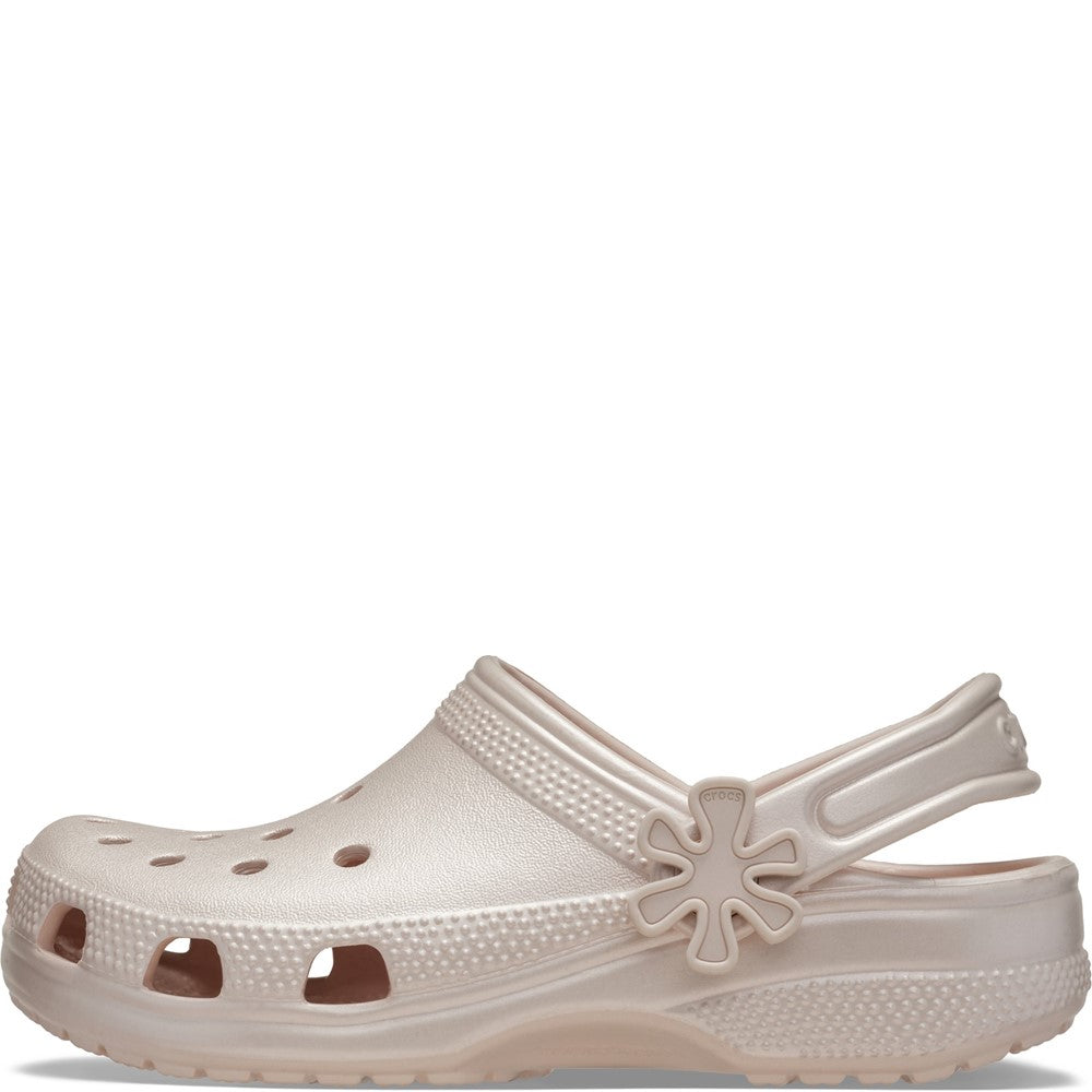 Crocs Kids Classic Pearl Shine Clogs