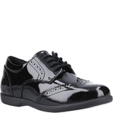 Hush Puppies Bridget Patent Senior School Shoes Size 6