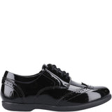 Hush Puppies Bridget Patent Senior School Shoes Size 6