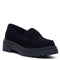 Black suede