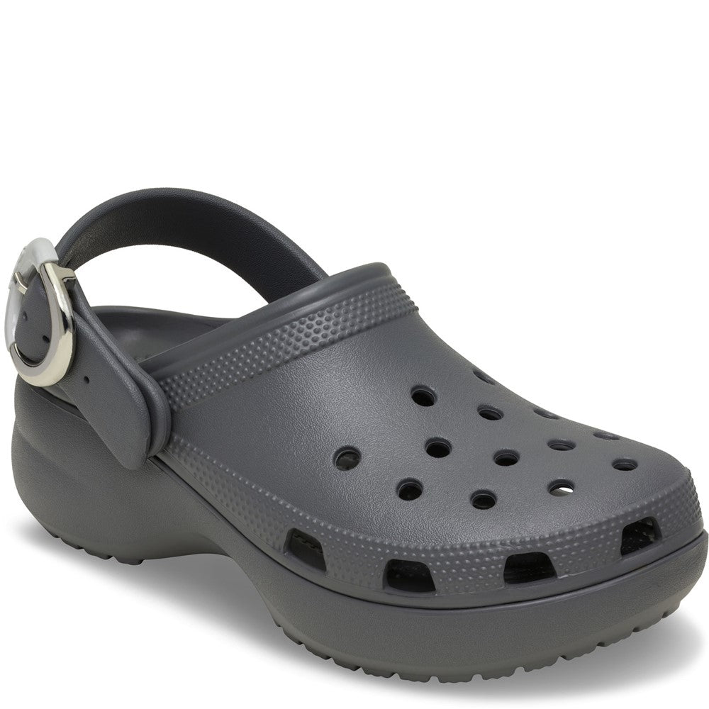 Crocs Classic Platform Buckle Clogs
