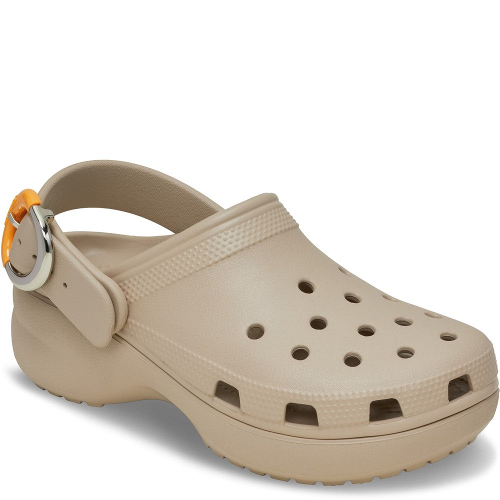 Crocs Classic Platform Buckle Clogs