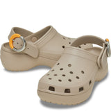 Crocs Classic Platform Buckle Clogs