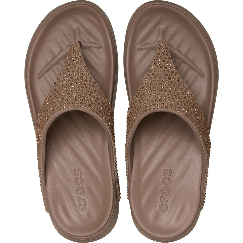 Crocs Getaway Gems Triangle Flip Flops