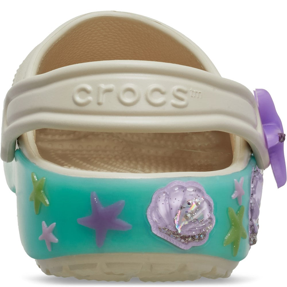 Crocs Kids Classic Sea Sparkle Clogs