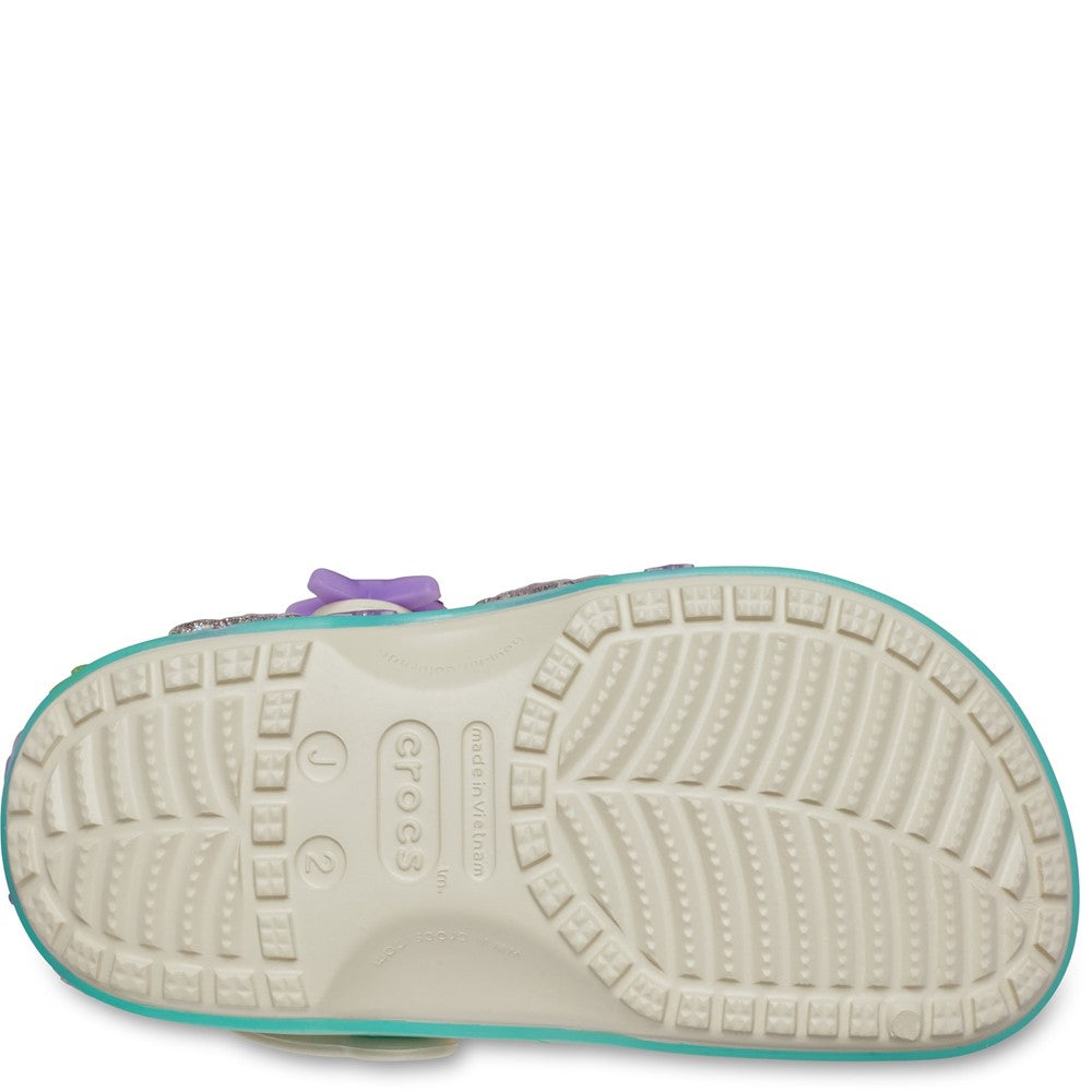 Crocs Kids Classic Sea Sparkle Clogs