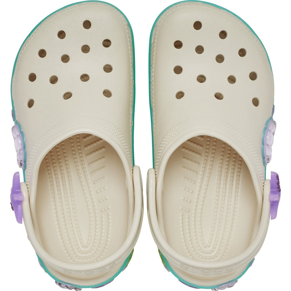 Crocs Kids Classic Sea Sparkle Clogs