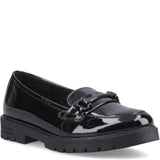 Hush Puppies Hazel Snaffle Patent Senior School Shoes