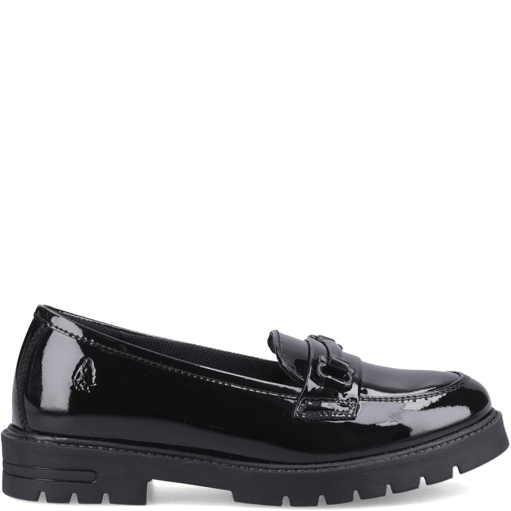 Hush Puppies Hazel Snaffle Patent Senior School Shoes