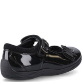 Hush Puppies Julie Ballerina Patent Junior School Shoes