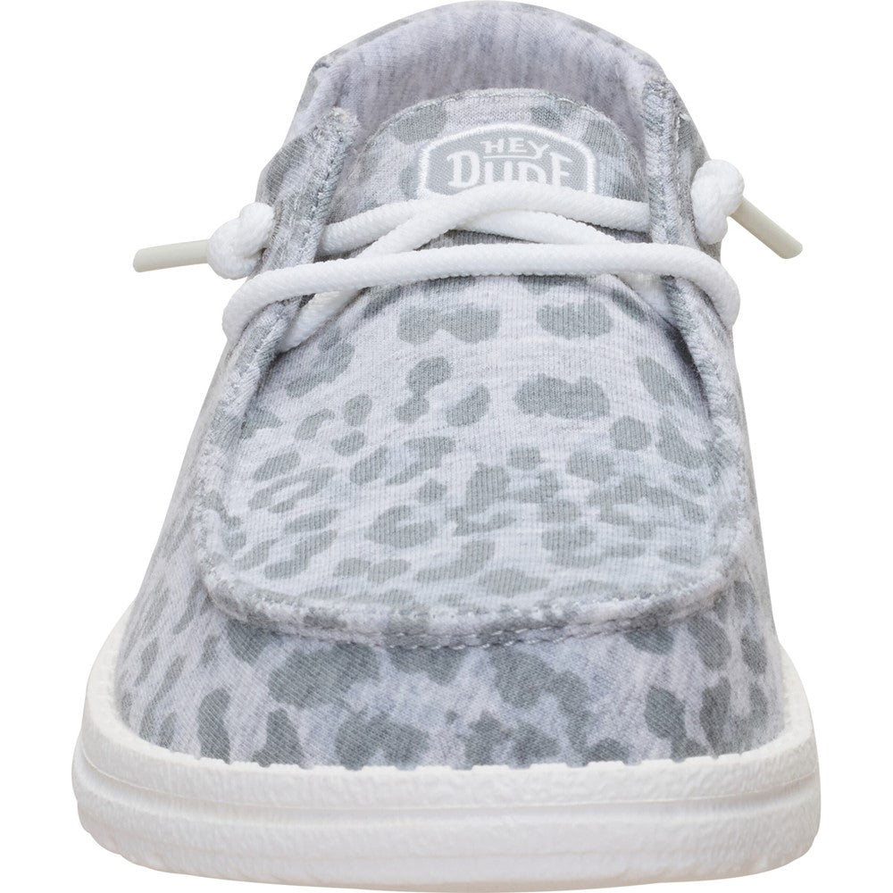HEYDUDE Wendy Stretch Jersey Leopard Slip on Shoes