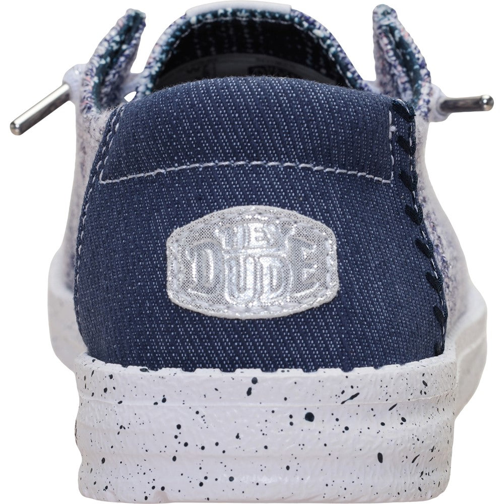 HEYDUDE Wendy Knit Shimmer Slip on Shoes