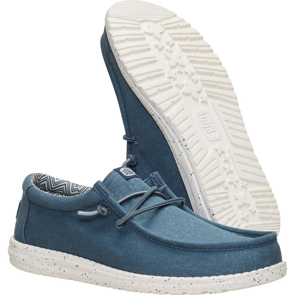 HEYDUDE Wally Stretch Canvas Slip on Shoes