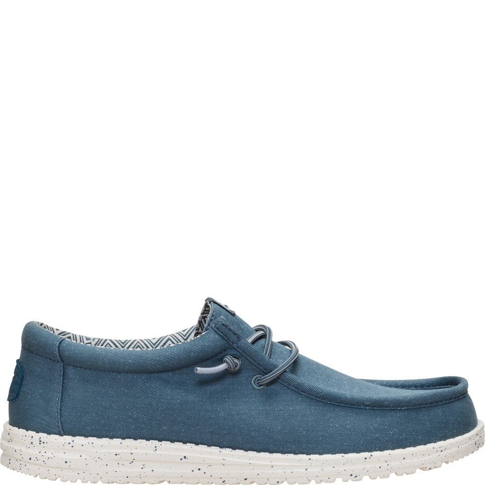 HEYDUDE Wally Stretch Canvas Slip on Shoes
