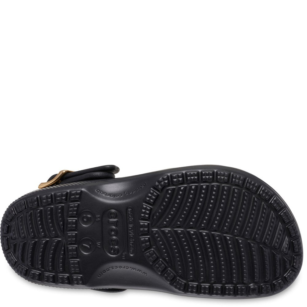 Crocs Unisex Classic Metallic Buckle Clogs