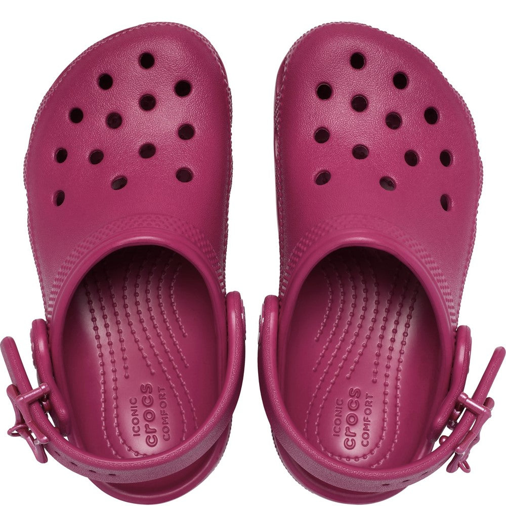 Crocs Toddler Classic Star Buckle Clogs
