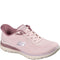 Mauve mesh synthetic pink trim