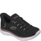 Black mesh rose gold trim