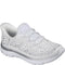 White mesh silver trim