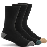Hard Yakka Core Bamboo Rich Padded Crew Socks - 3 Pack