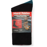 Hard Yakka Core Bamboo Rich Padded Crew Socks - 3 Pack