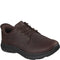 Red brown leather synthetic
