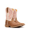 Honey tan metallic peach