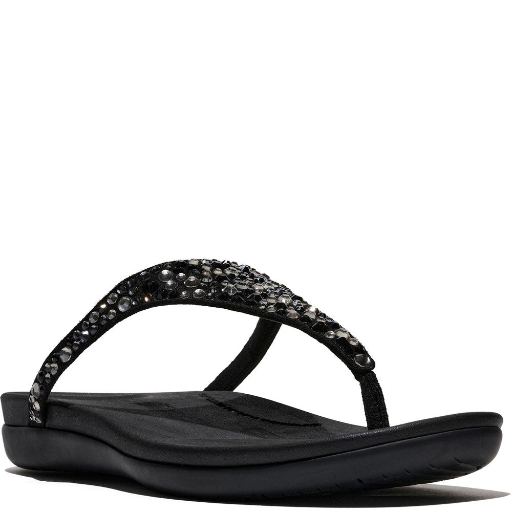 Fitflop Solay Mixed-Crystal Toe Post Sandals