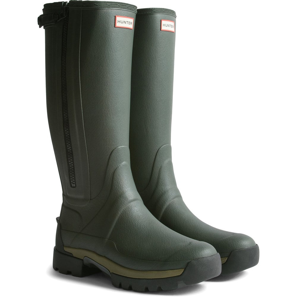 Hunter Balmoral Tall Zip Up Neo Lined Wellington Boots